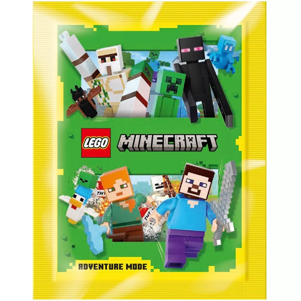 Minecraft Sticker Collection: Adventure Mode - Booster Pack LEGO Gear set (#702506-1, 2025)