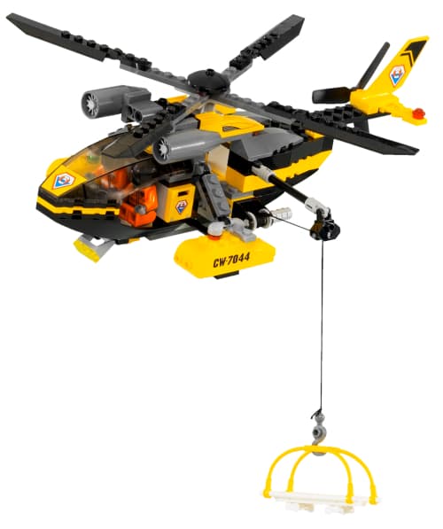 Rescue Chopper LEGO set (#7044-1)