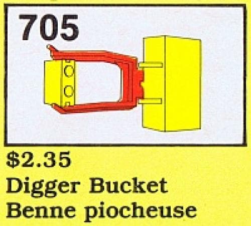 Digger Bucket LEGO set (#705-4)