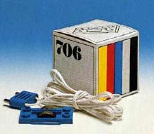12V Rail Contact Wire with Transformer Connector LEGO set (#706-1)