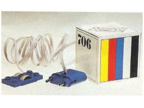 12V Rail Contact Wire with Transformer Connector with Cap LEGO set (#706-3)