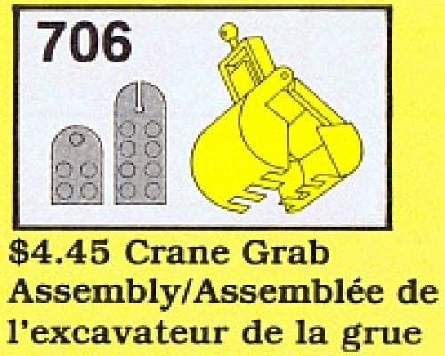 Crane Grab Assembly LEGO set (#706-4)