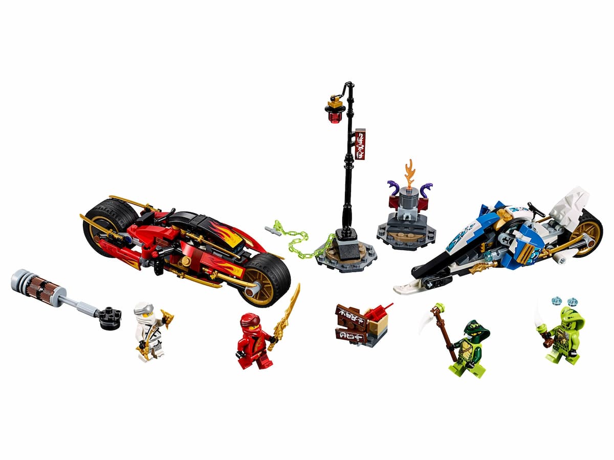Kai's Blade Cycle & Zane's Snowmobile LEGO set (#70667-1)