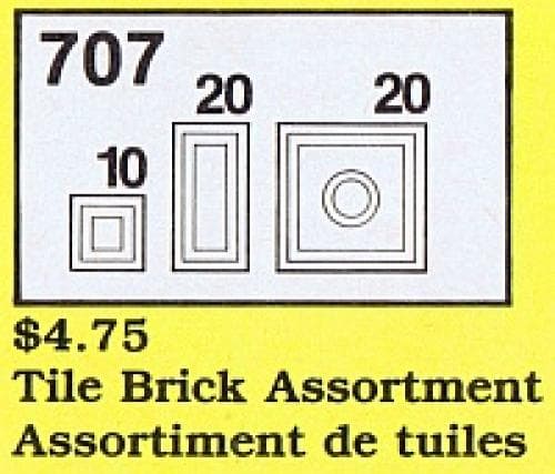 Tile Brick Assortment LEGO set (#707-1)