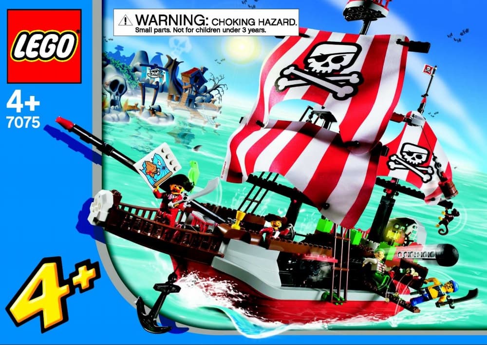 Captain Redbeard's Pirate Ship - Limited Edition with Motor LEGO set (#7075-2)