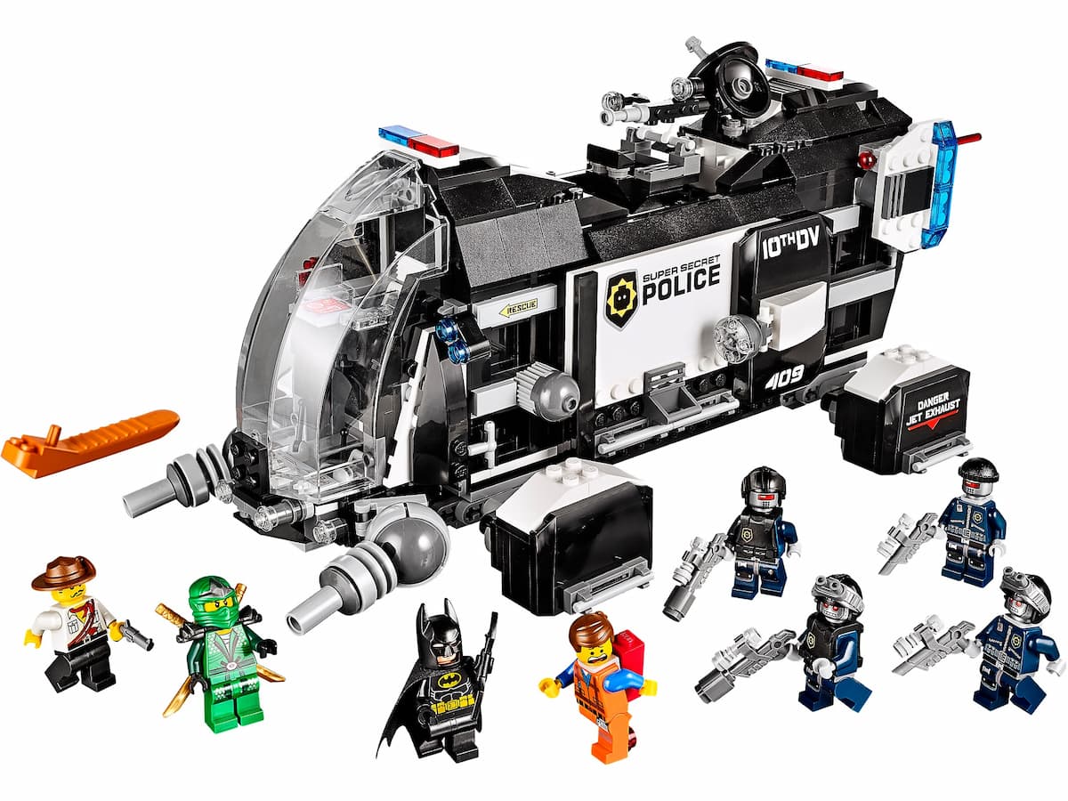 Super Secret Police Dropship LEGO set (#70815-1)