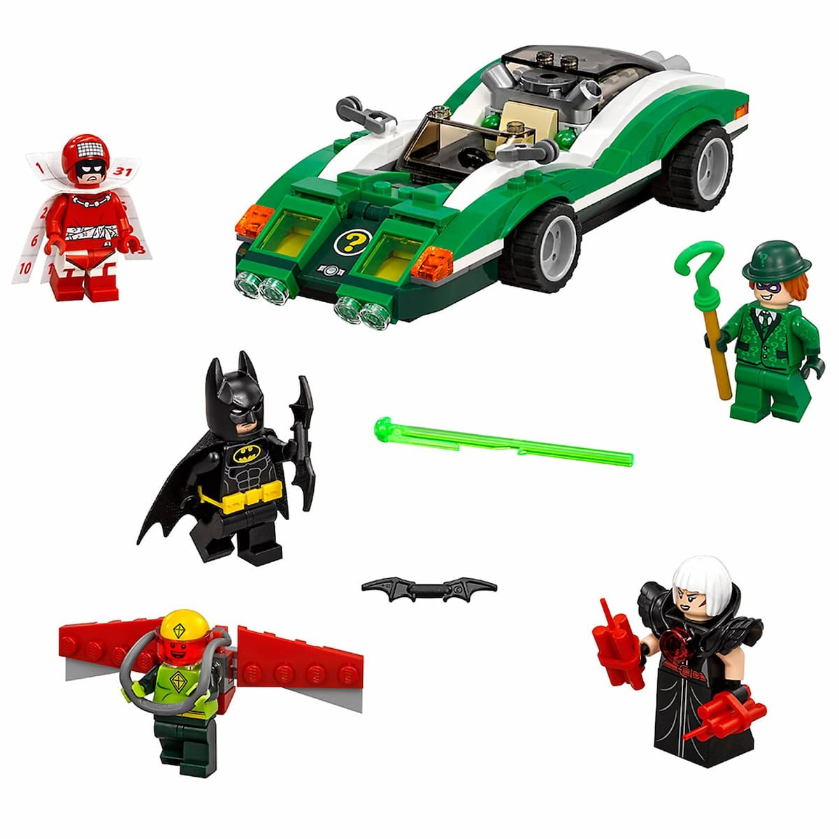 The Riddler Riddle Racer LEGO set (#70903-1)