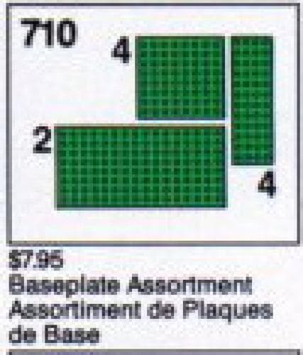 Baseplate Assortment LEGO set (#710-6)