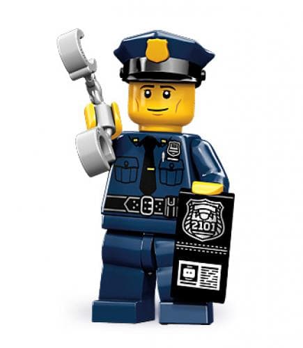 Policeman LEGO set (#71000-6)