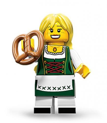 Pretzel Girl LEGO set (#71002-3)
