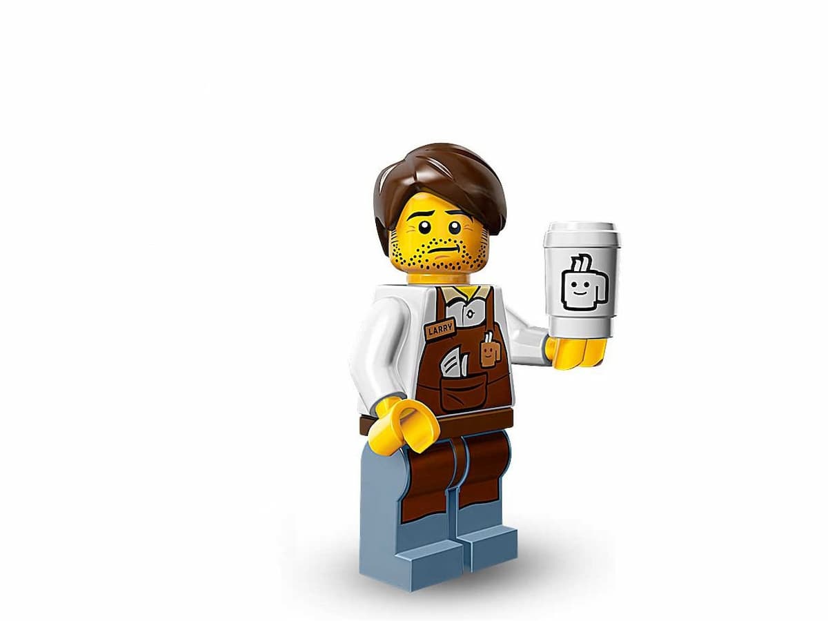 Larry the Barista LEGO set (#71004-10)