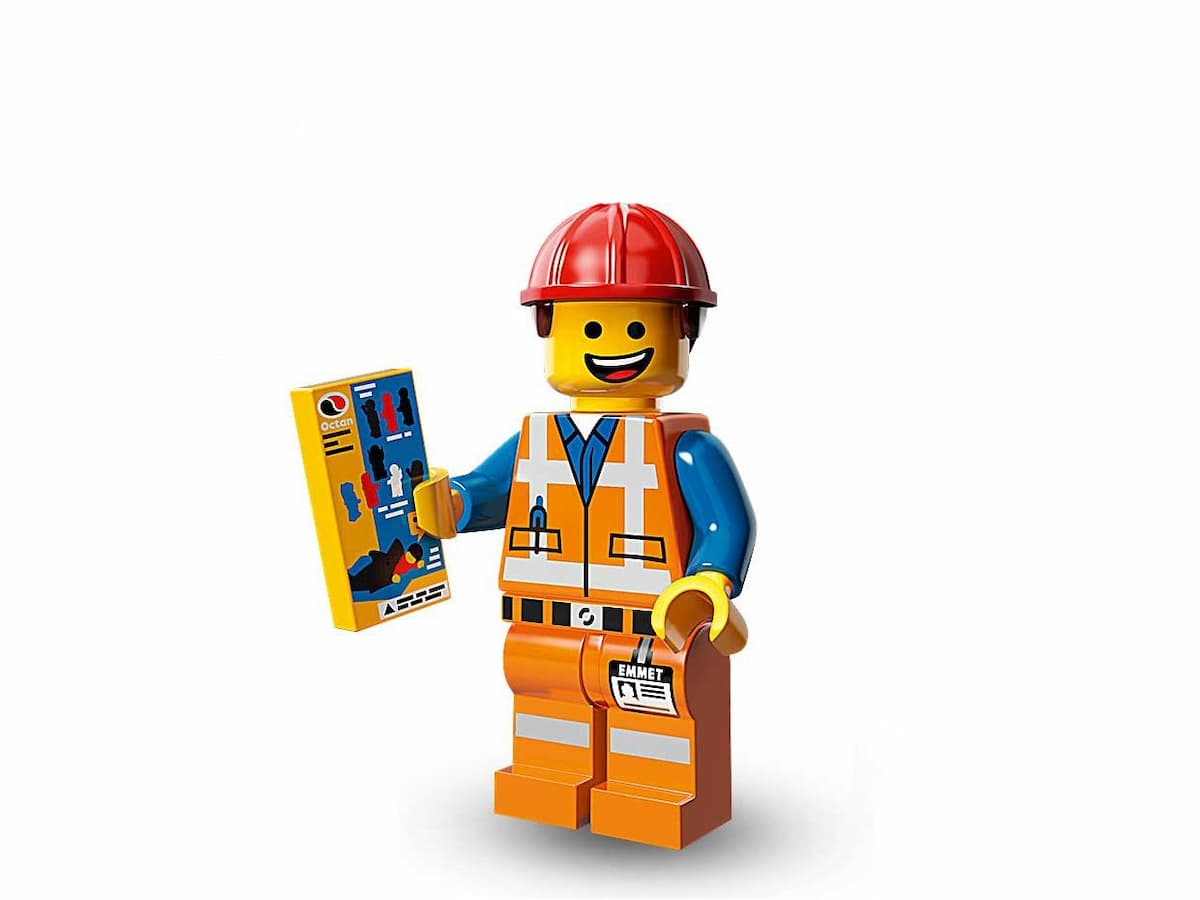 Hard Hat Emmet LEGO set (#71004-3)