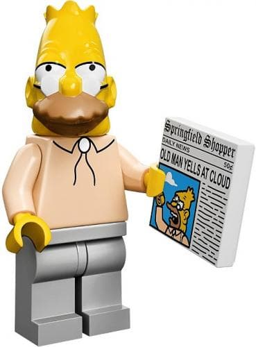 Grampa Simpson LEGO set (#71005-6)