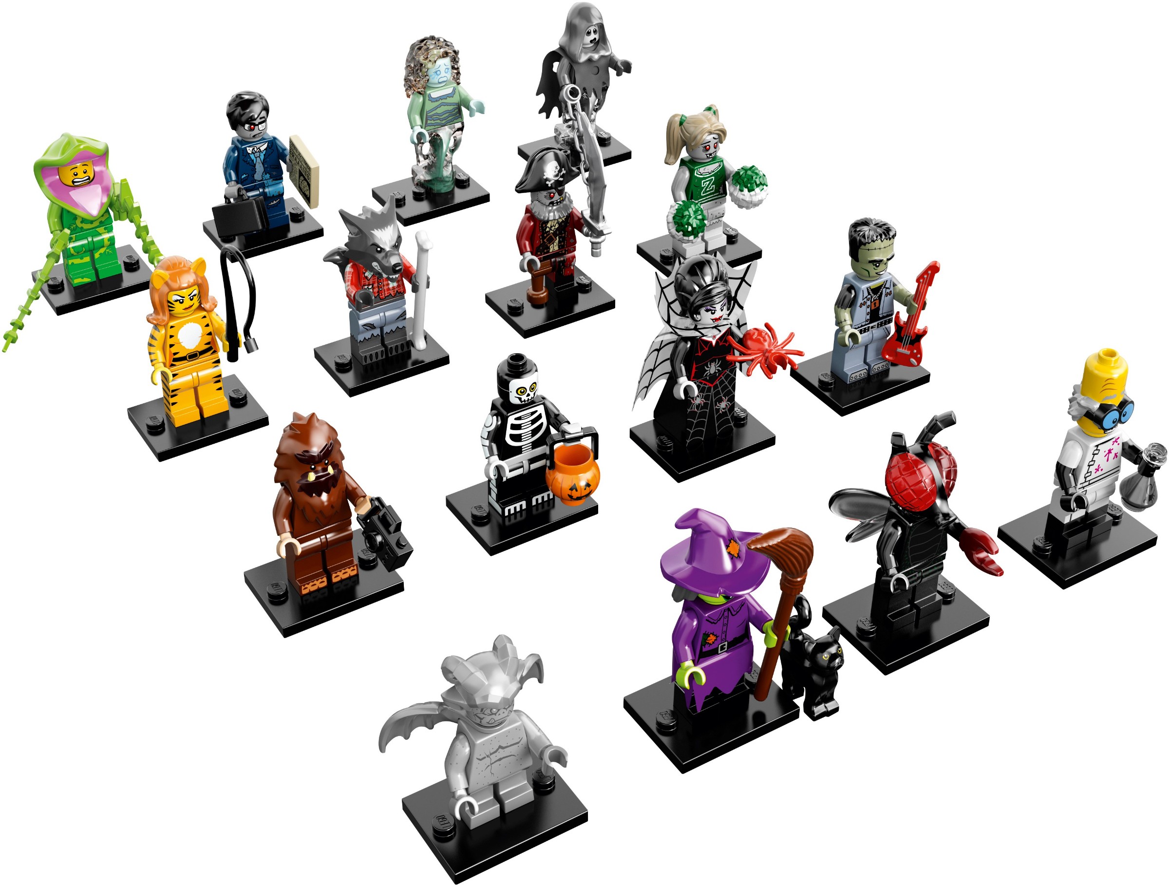 Series 14 (Monsters) - Complete - All Sets LEGO set (#71010-17)