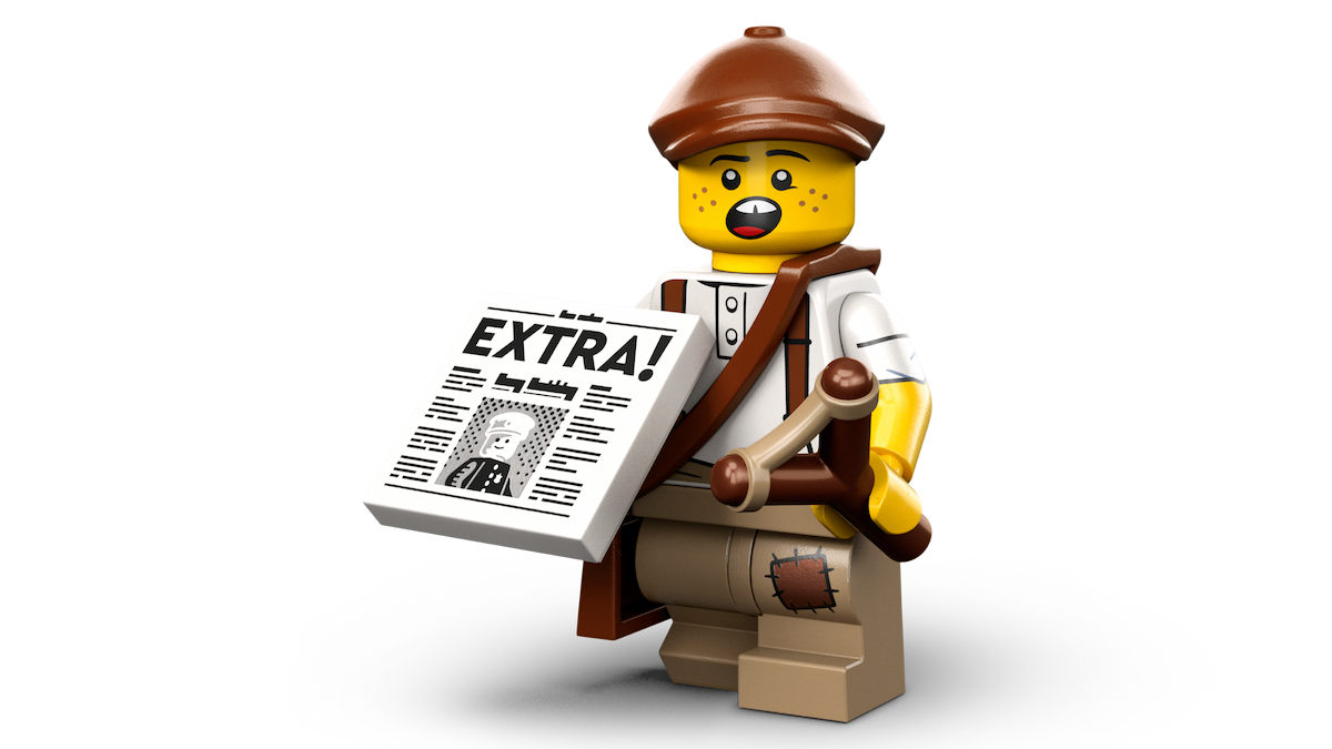 Newspaper Kid LEGO set (#71037-12)