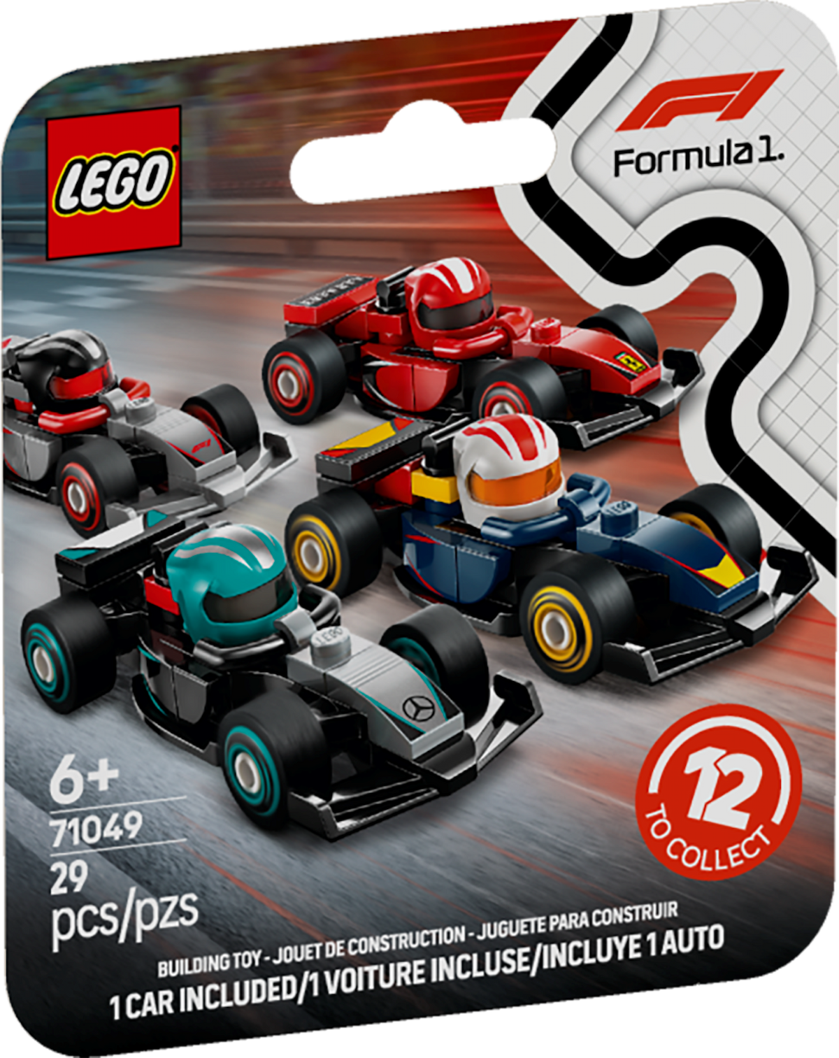F1 Collectible Race Car - Random Box LEGO set (#71049-0)