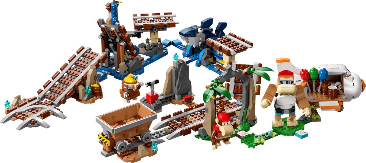 Diddy Kong's Mine Cart Ride Expansion Set LEGO set (#71425-1)