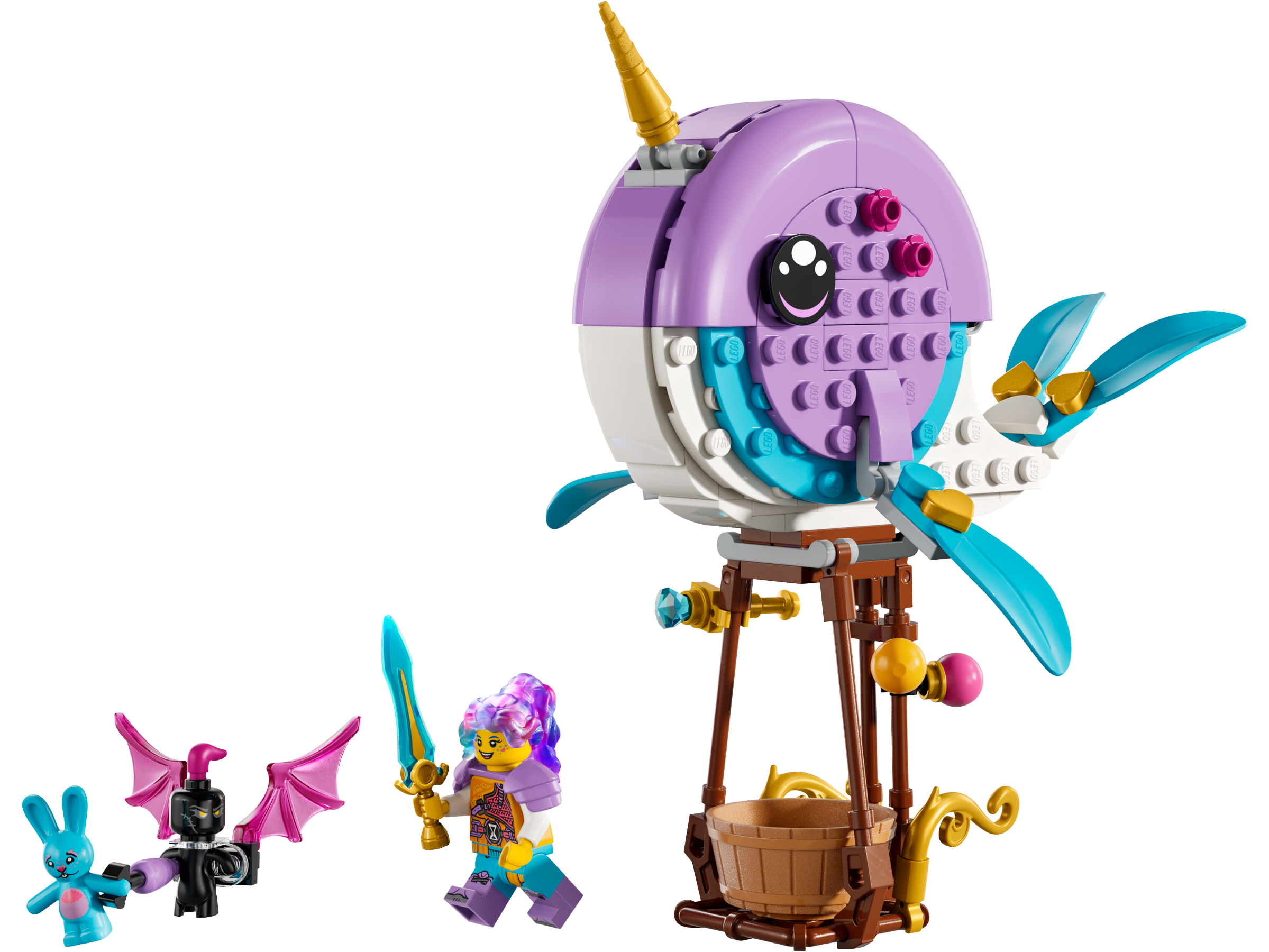 Izzie's Narwhal Hot-Air Balloon LEGO set (#71472-1)