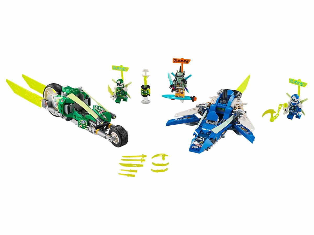 Jay and Lloyd's Velocity Racers LEGO set (#71709-1)
