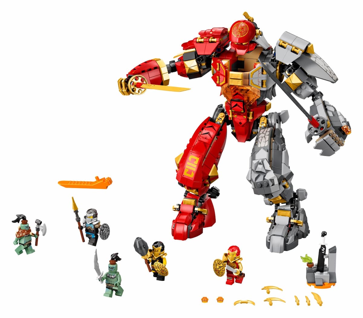 Fire Stone Mech LEGO set (#71720-1)