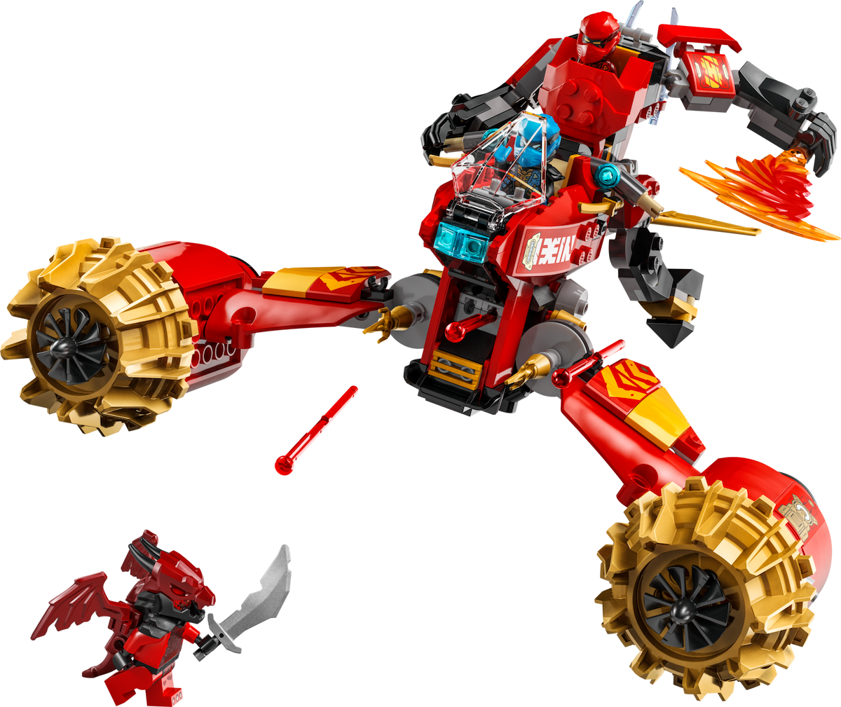 Kai's Mech Storm Rider LEGO set (#71830-1)