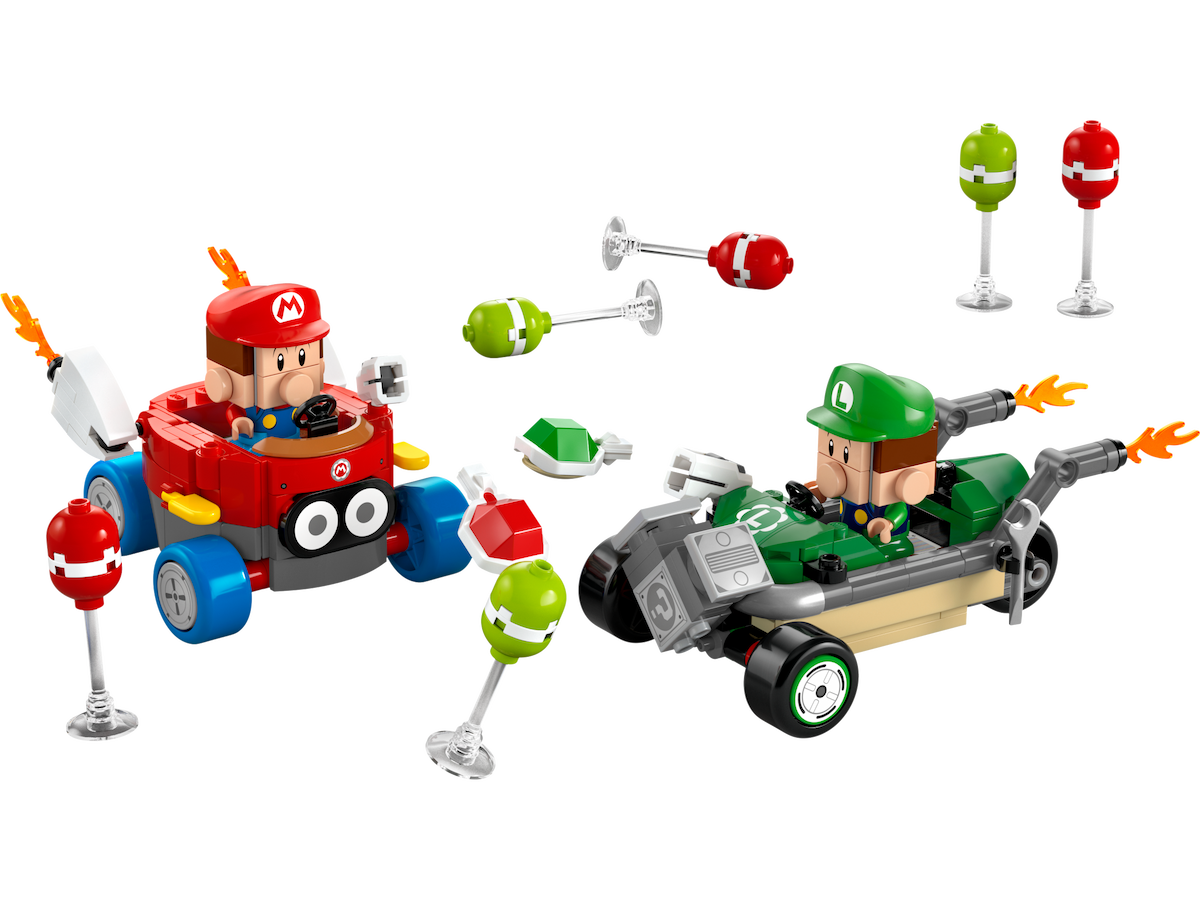 Mario Kart – Baby Mario vs. Baby Luigi LEGO set (#72034-1)