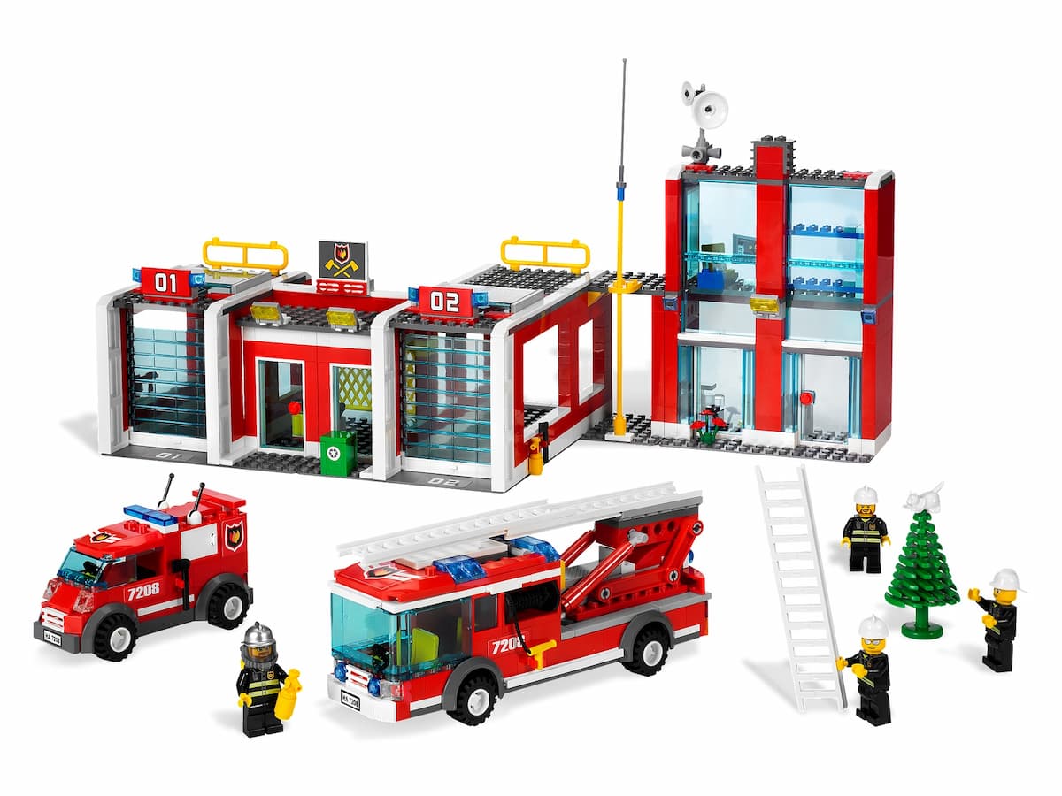 Fire Station LEGO set (#7208-1)