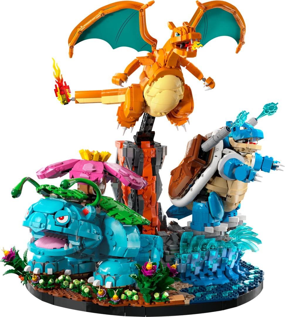Venusaur, Charizard and Blastoise LEGO set (#72153-1)