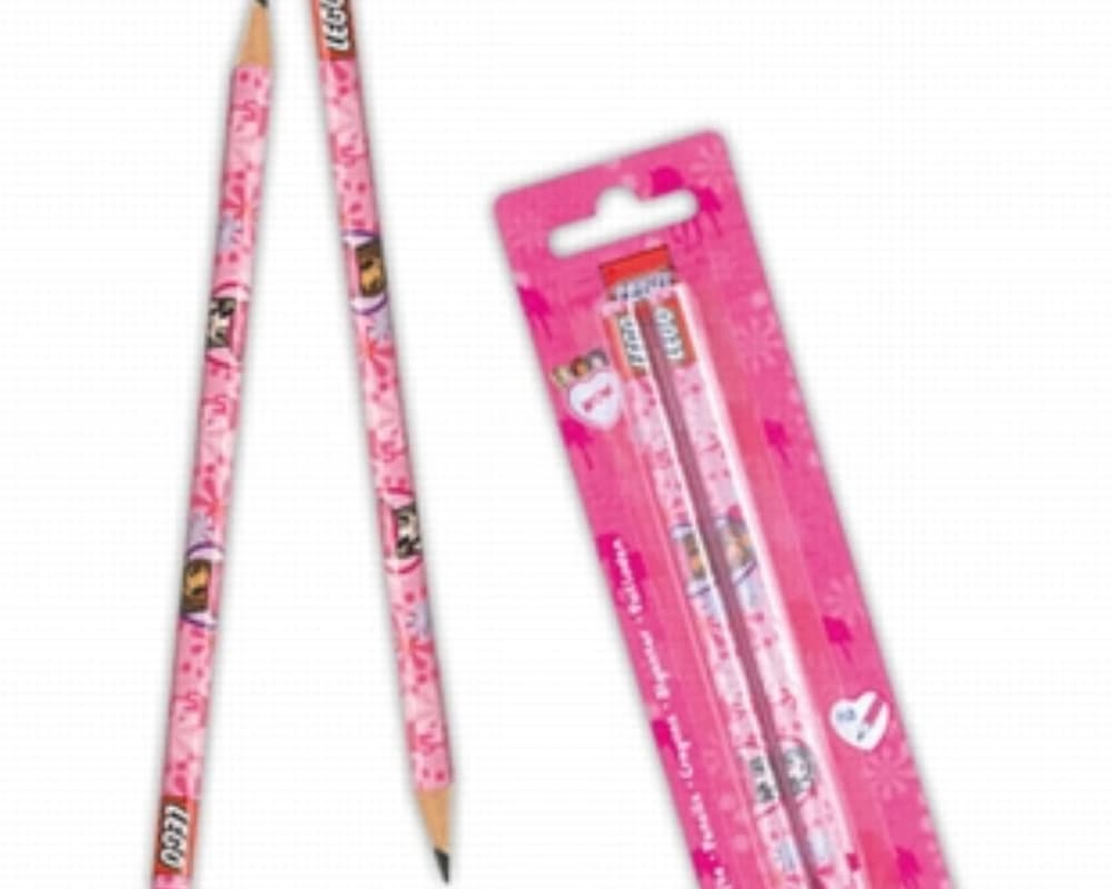 Pencil Set, 2 Pack (Clikits) LEGO Stationery and Office Supplies set (#7233-1, 2007)