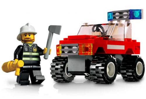 Fire Car LEGO set (#7241-1)