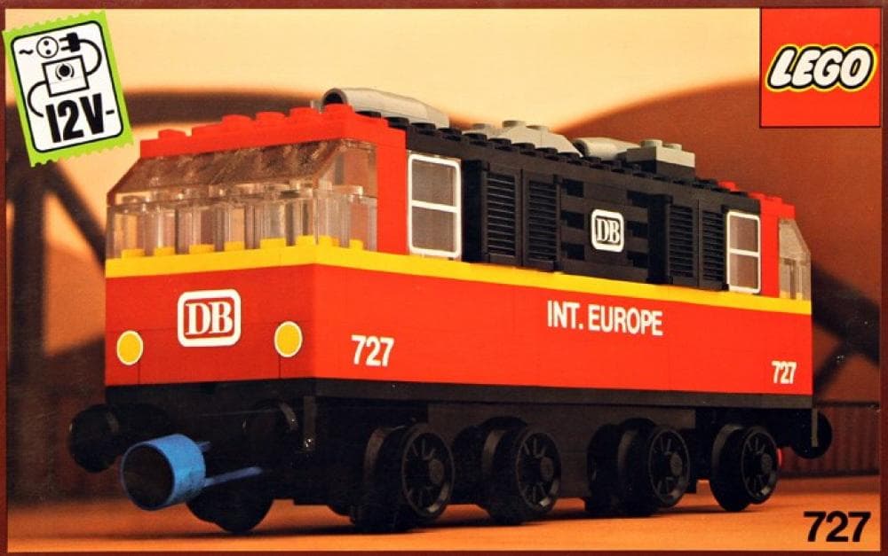 12V Locomotive LEGO set (#727-1)