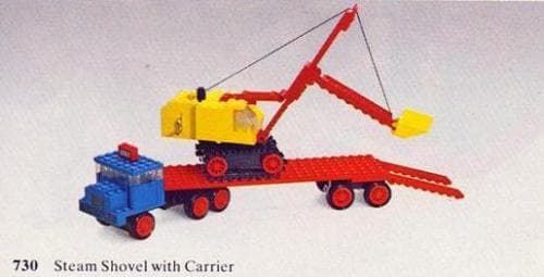 Steam Shovel with Carrier LEGO set (#730-1)
