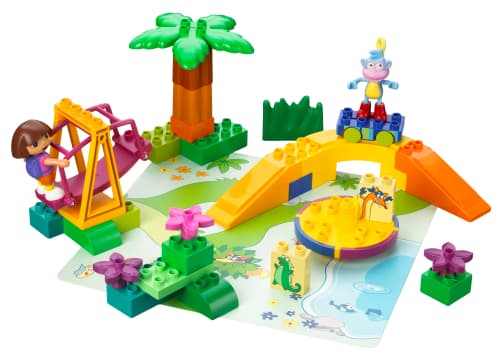 Dora and Boots at Play Park LEGO set (#7332-1)