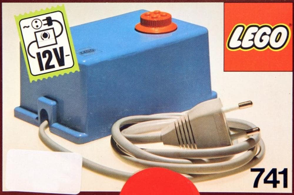 12V New Transformer for 220V Pack LEGO set (#741-1)