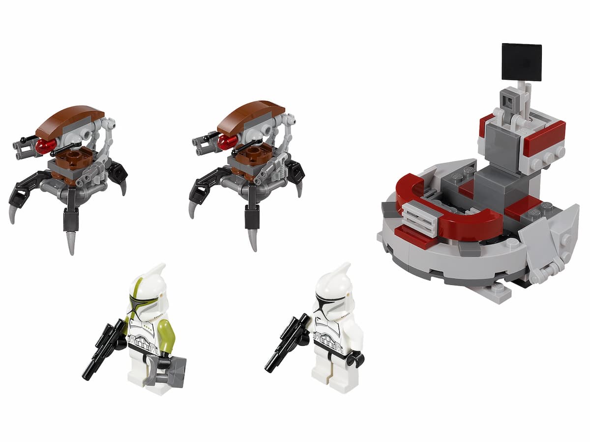 Clone Troopers vs. Droidekas LEGO set (#75000-1, 2013)