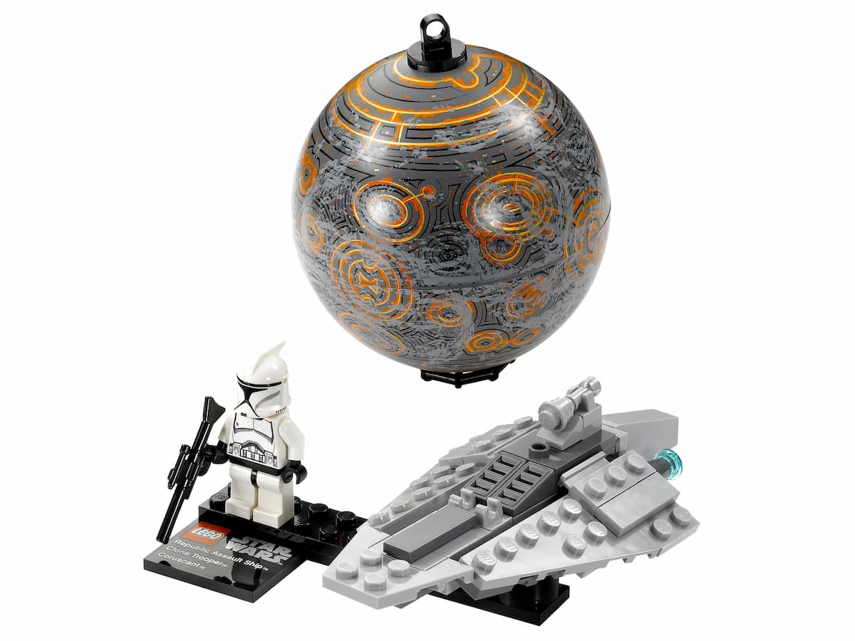 Republic Assault Ship & Planet Coruscant LEGO Star Wars set (#75007-1, 2013)