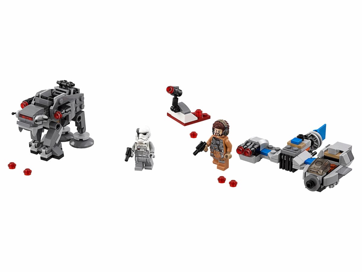 Ski Speeder vs First Order Walker Microfighters LEGO set (#75195-1, 2018)
