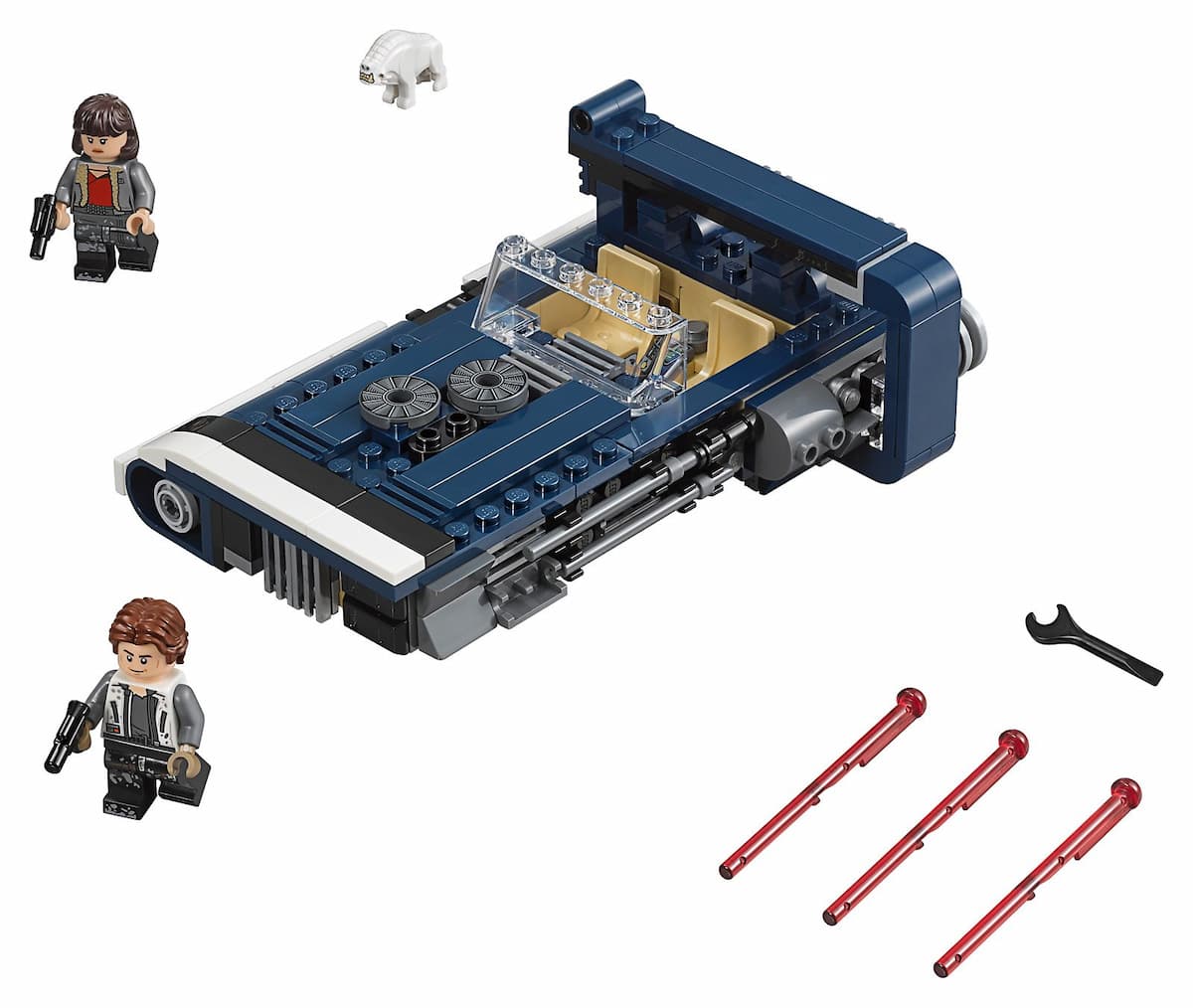 Han Solo's Landspeeder LEGO set (#75209-1, 2018)