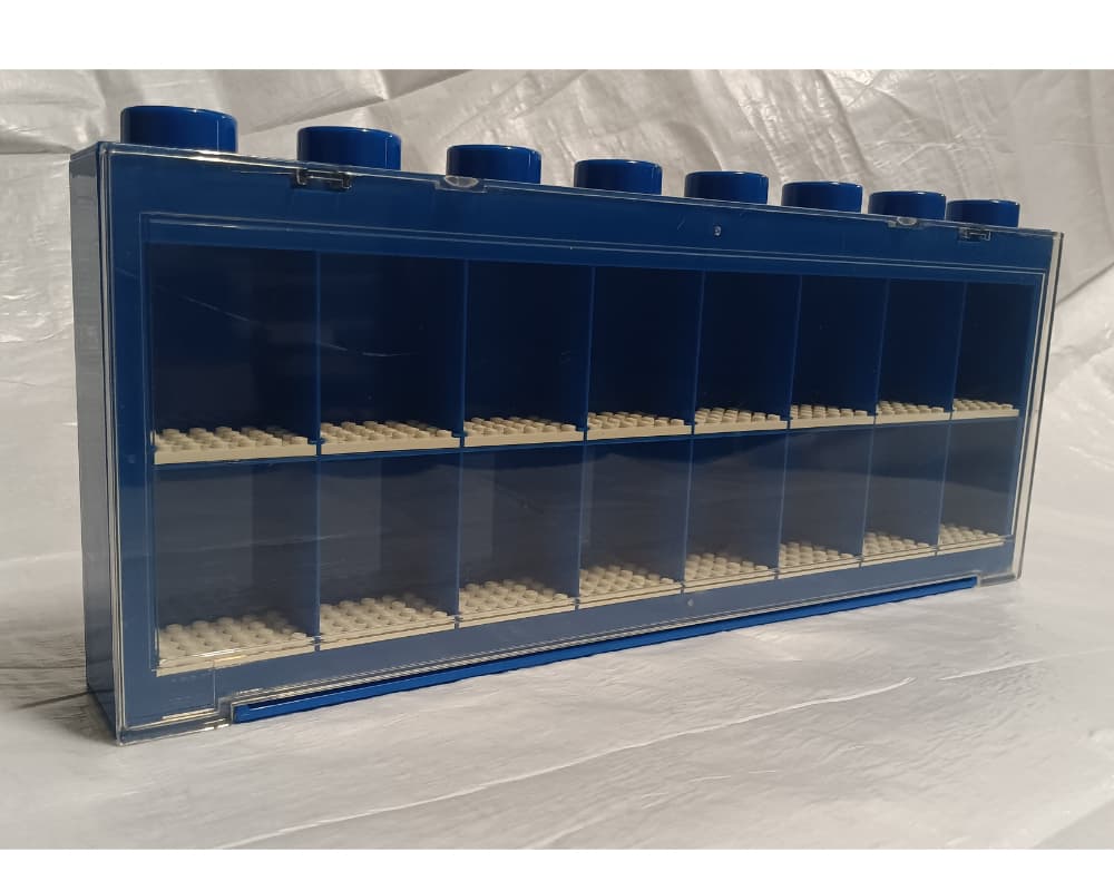 Minifigure Display Case Large Blue LEGO set (#752437B-1)