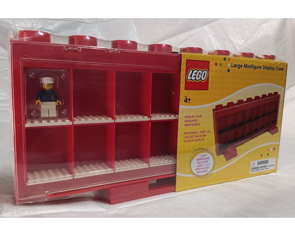 Minifigure Display Case Large Red LEGO set (#752437R-1)