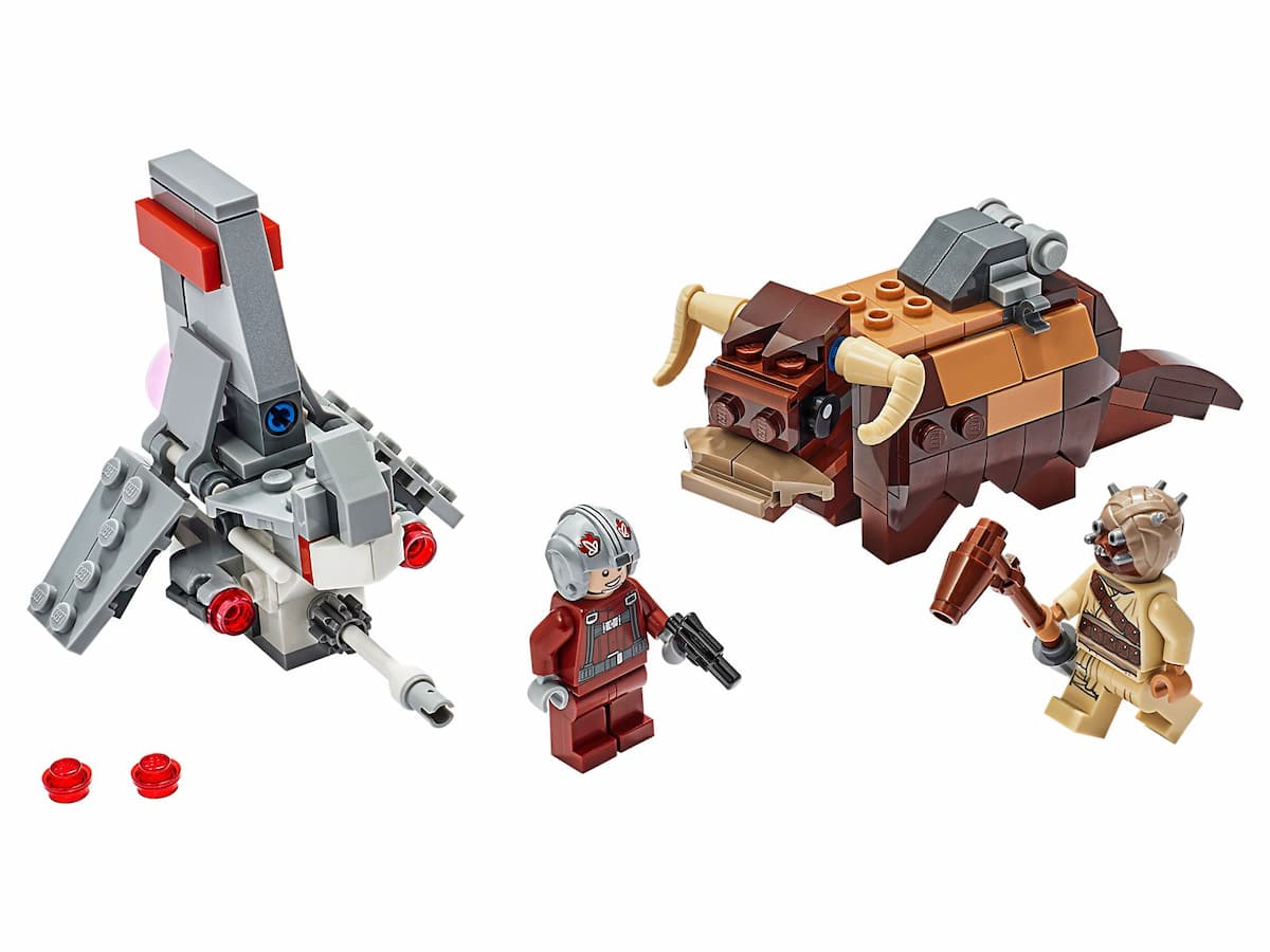 T-16 Skyhopper vs. Bantha Microfighters LEGO Star Wars set (#75265-1, 2020)