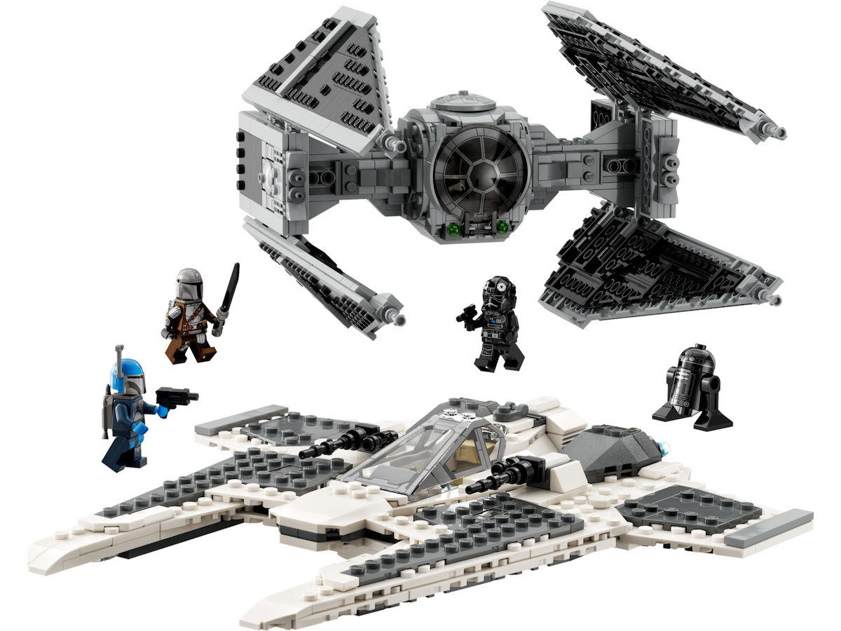 Mandalorian Fang Fighter vs. TIE Interceptor LEGO set (#75348-1)