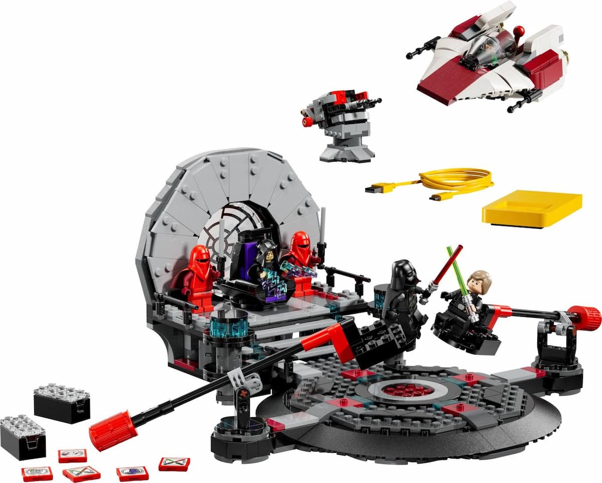 Throne Room Duel & A-Wing LEGO Star Wars set (#75427-1, 2026)