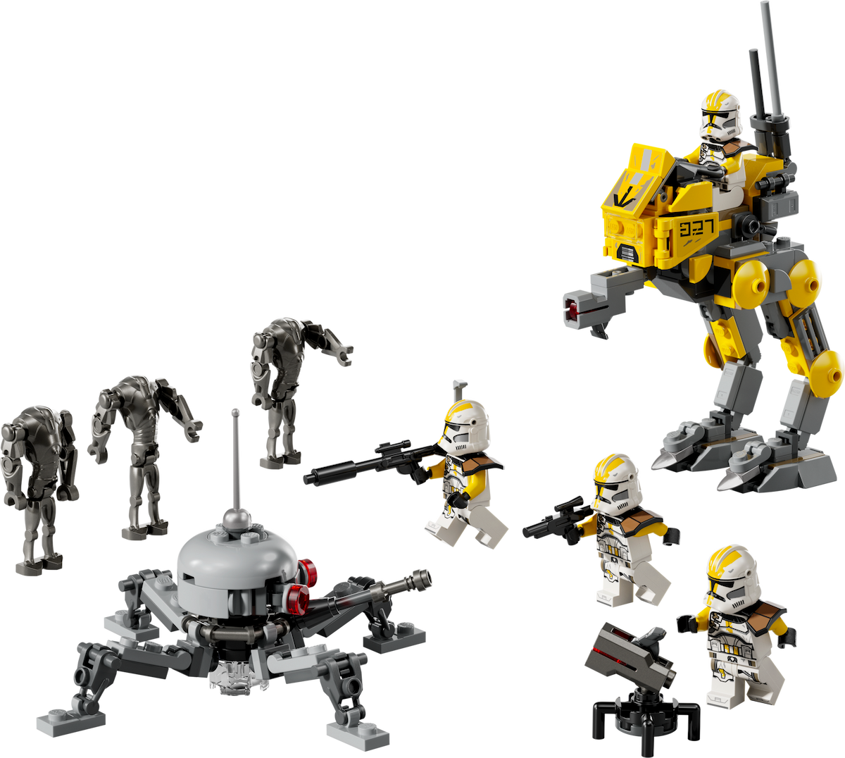 327th Star Corps Clone Troopers Battle Pack LEGO set (#75431-1, $24)