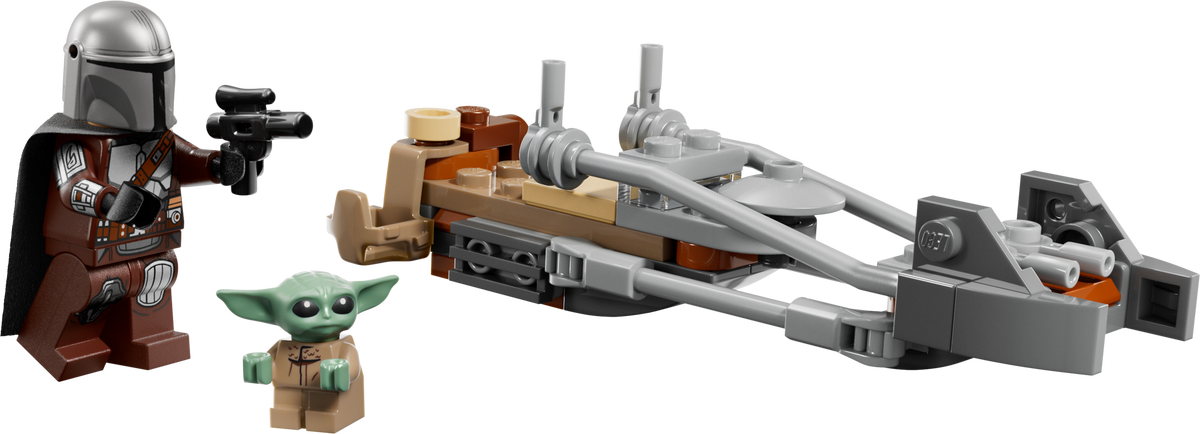 The Mandalorian & Grogu's Speeder Bike LEGO set (#75436-1, 2026)