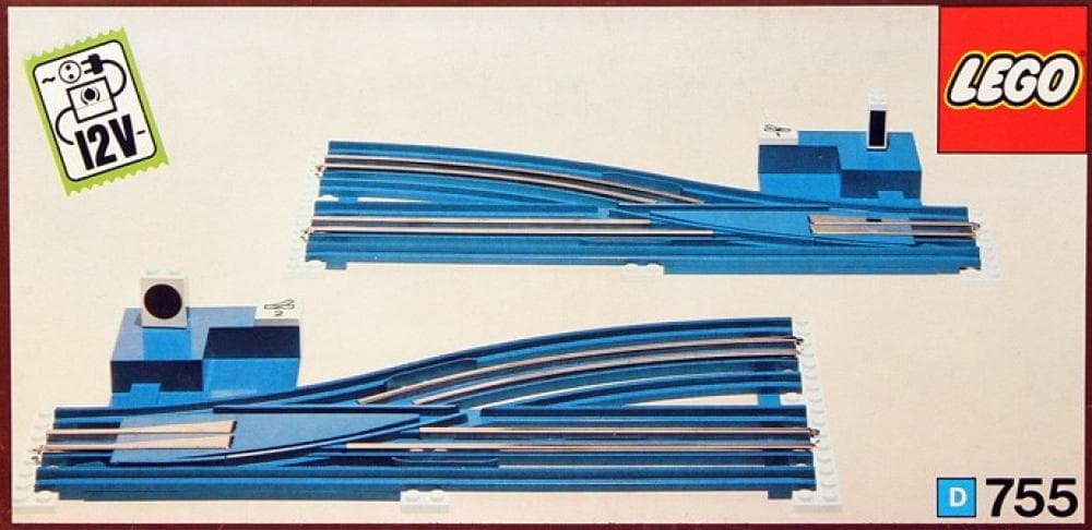 Left and Right Switches LEGO set (#755-1)