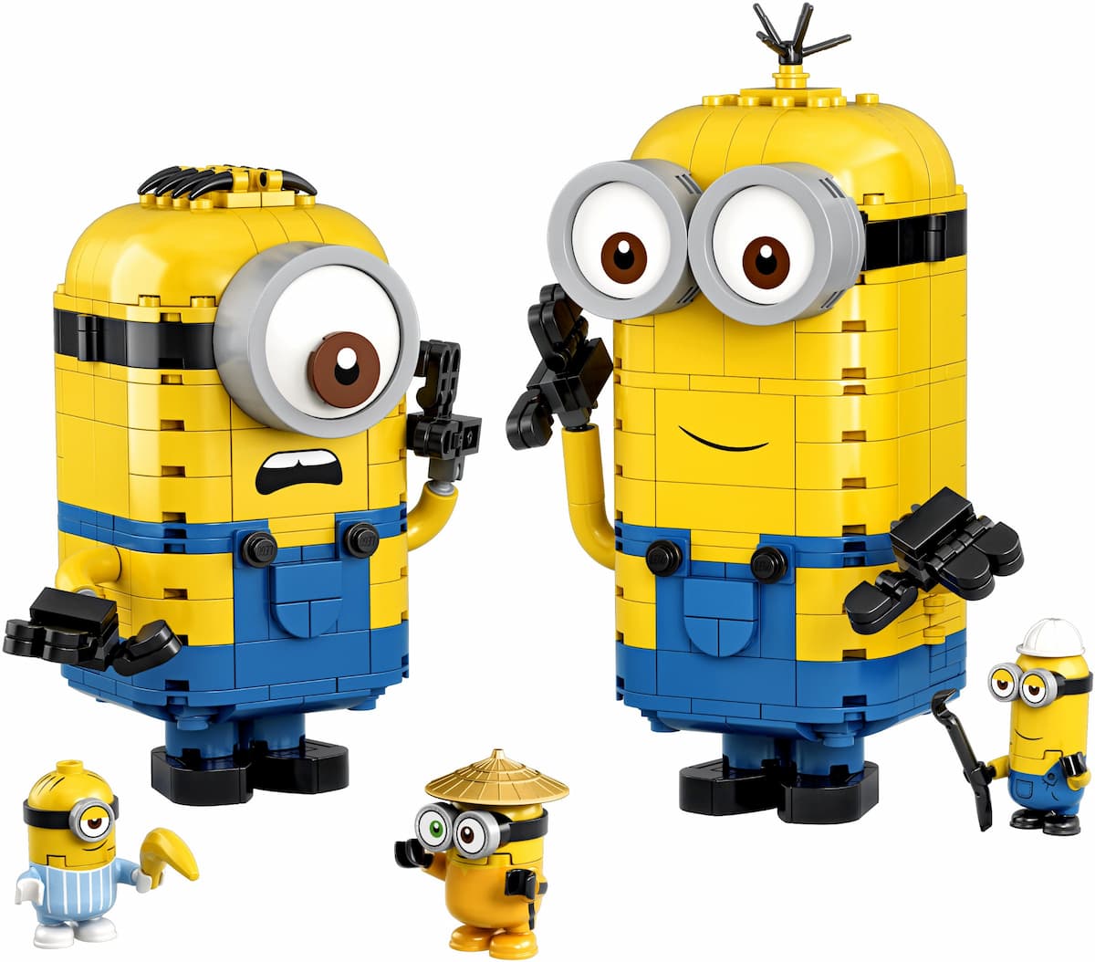 Brick-Built Minions and Their Lair LEGO set (#75551-1)