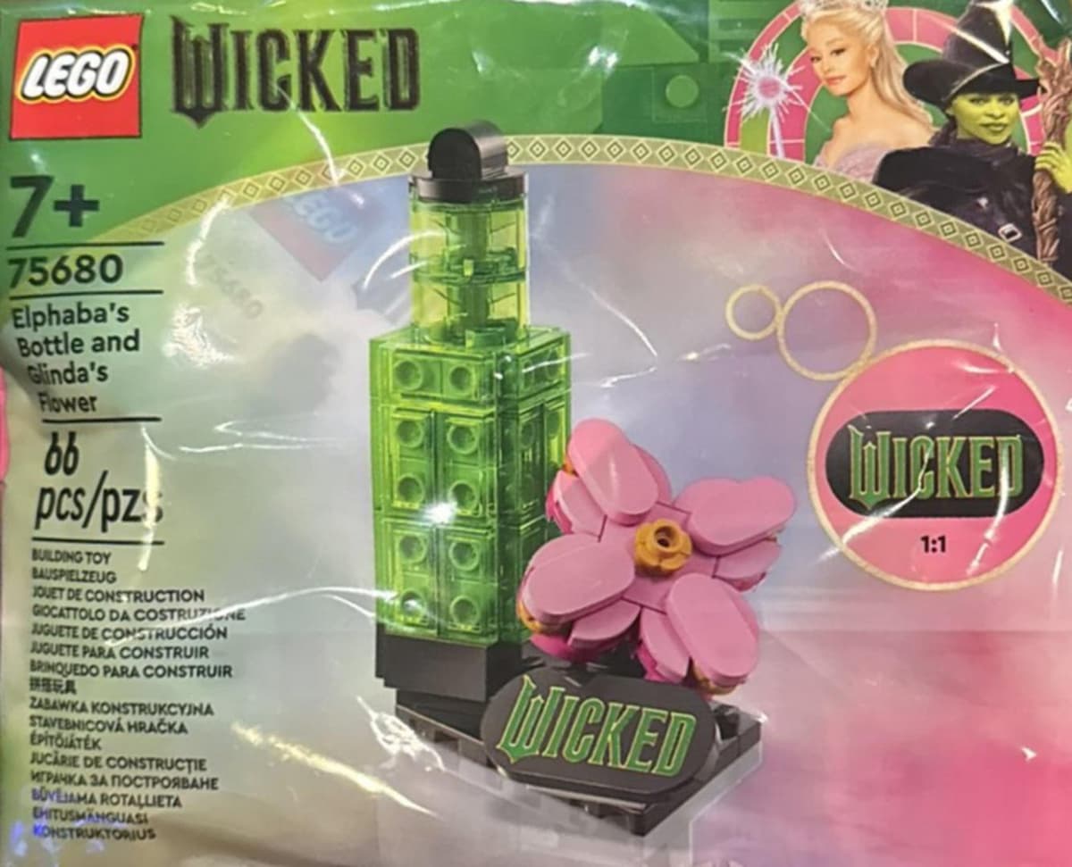 Elphaba's Bottle and Glinda's Flower LEGO set (#75680-1)