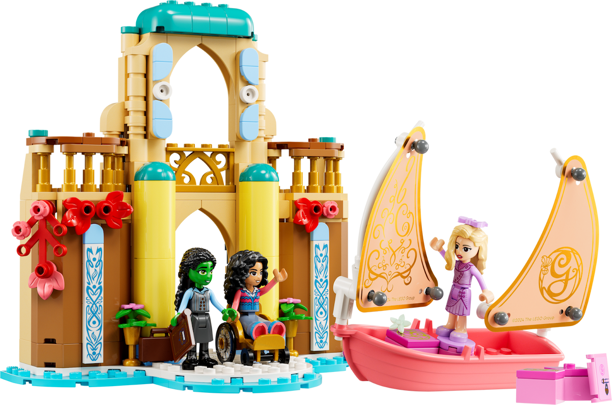 Glinda, Elphaba & Nessarose at Shiz Uni LEGO set (#75681-1)