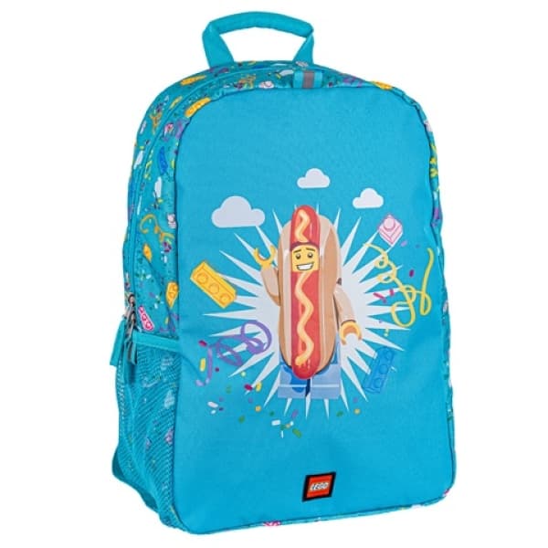 Hot Dog Guy Backpack LEGO Bags, Totes, & Luggage set (#757894515775-1, 2023)